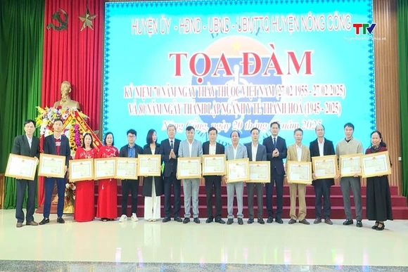 Huyện Nông Cống tọa đàm kỷ niệm 70 năm ngày thầy thuốc Việt Nam