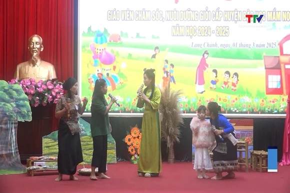 Lang Chánh: Hội thi giáo viên bậc mầm non
