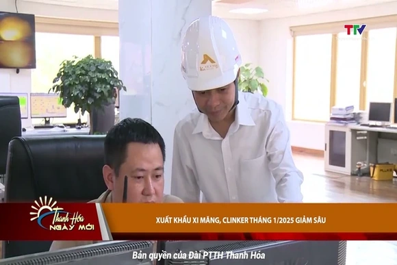 Xuất khẩu xi măng, clinker tháng 1/2025 giảm sâu