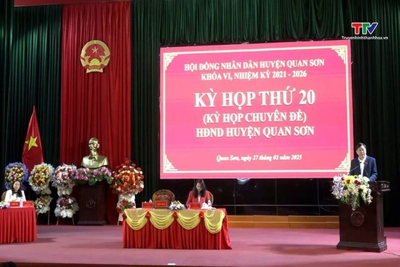 Hội đồng Nhân dân huyện Quan Sơn khóa VI họp chuyên đề