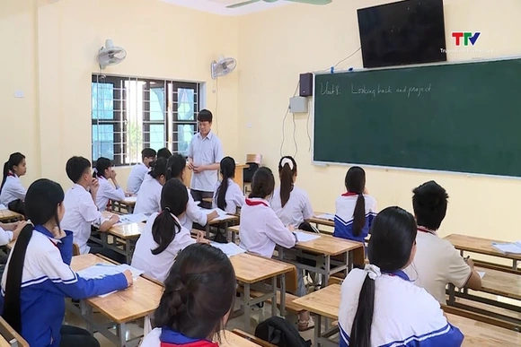 Huyện Nông Cống: Các trường THCS ôn tập miễn phí cho học sinh cuối cấp