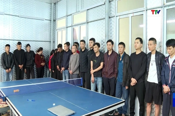 Triệt xóa sới bạc quy mô lớn, bắt giữ 28 đối tượng