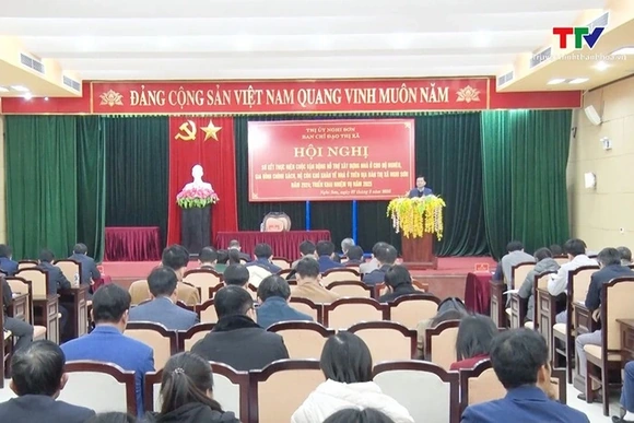 Thị xã Nghi Sơn phấn đấu hoàn thành hỗ trợ xây dựng nhà ở cho hộ nghèo đợt 2 trước ngày 15/4