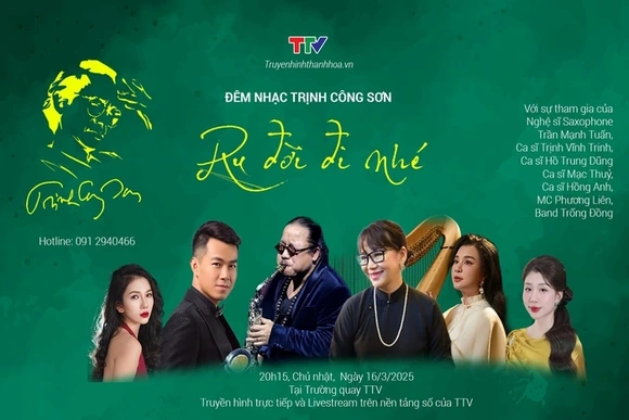 Truyền hình trực tiếp: Đêm nhạc Trịnh Công Sơn 