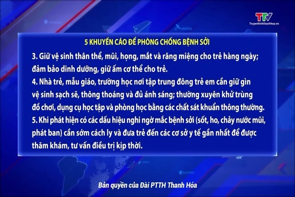 Bộ Y tế đưa ra 5 khuyến cáo mạnh mẽ để phòng chống bệnh sởi