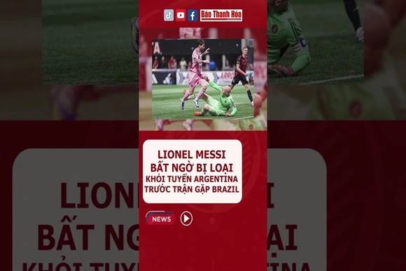 Lionel Messi bất ngờ bị loại khỏi tuyển Argentina trước trận gặp Brazil
