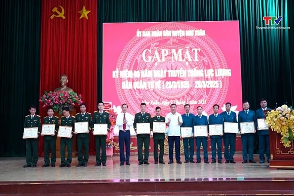 Huyện Như Xuân kỷ niệm 90 năm Ngày truyền thống Dân quân tự vệ