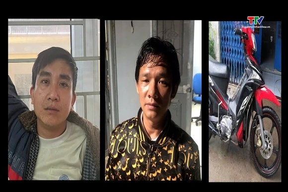 Bắt giữ 2 đối tượng trộm cắp xe máy