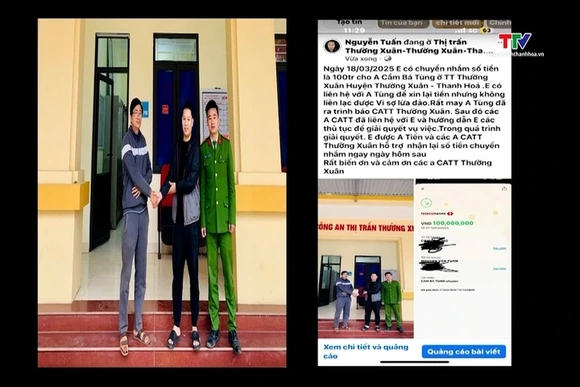 Thường Xuân: Hỗ trợ người dân trả lại tiền cho người chuyển khoản nhầm