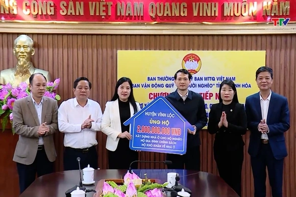 Tiếp nhận hỗ trợ xây dựng nhà ở cho hộ nghèo, gia đình chính sách hộ còn khó khăn về nhà ở