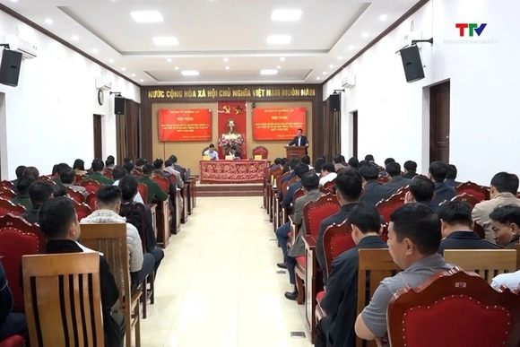 Huyện ủy Mường Lát sơ kết công tác cấp ủy quý I năm 2025
