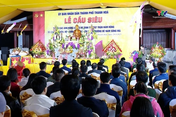 Tưởng niệm các anh hùng liệt sĩ hy sinh tại Hàm Rồng và các giáo viên, học sinh hy sinh trên công tr