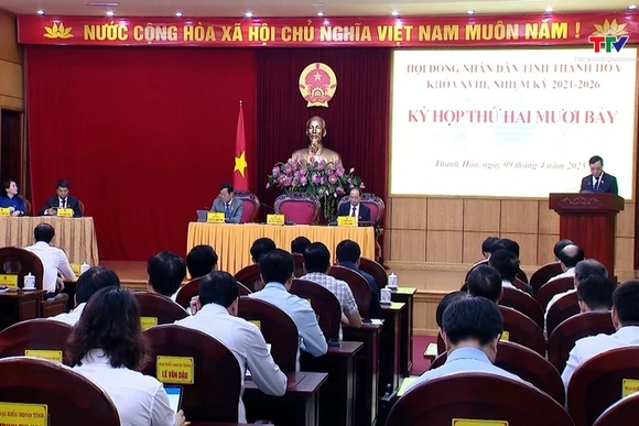 Kỳ họp thứ 27 Hội đồng nhân dân tỉnh khóa XVIII