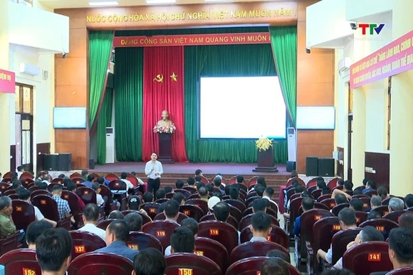 Bá Thước tập huấn nghiệp vụ công tác chuẩn tiếp cận pháp luật