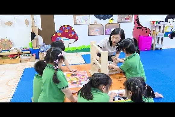 Trang bị kỹ năng cho trẻ mầm non trước khi vào lớp 1