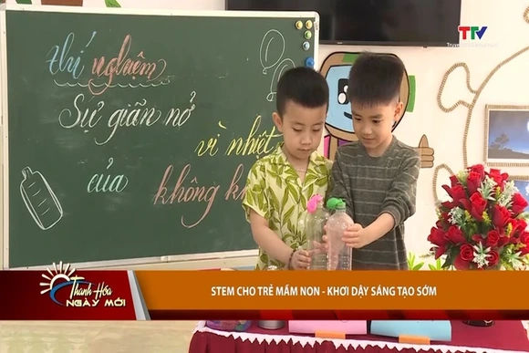 STEM cho trẻ mầm non - Khơi dậy sáng tạo sớm