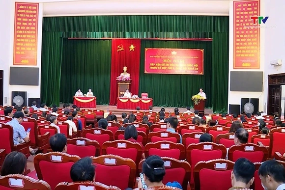 Đại biểu Quốc hội tiếp xúc cử tri huyện Thọ Xuân