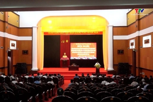 Huyện Quảng Xương giao ban tiến độ thực hiện Cuộc vận động hỗ trợ xây dựng nhà ở cho hộ nghèo