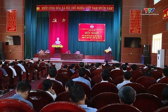 Đoàn đại biểu Quốc hội tỉnh Thanh Hoá tiếp xúc cử tri huyện Nga Sơn
