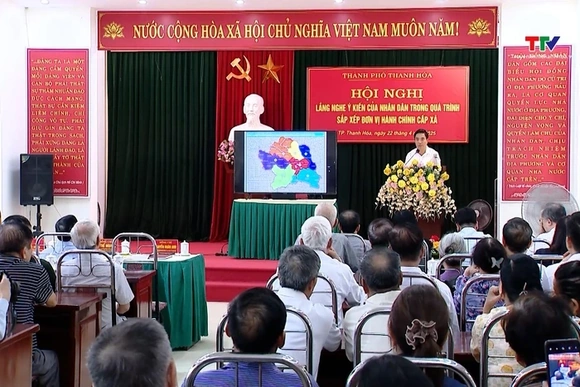Sắp xếp đơn vị hành chính cấp xã: vì sự phát triển của đất nước, vì lợi ích của Nhân dân