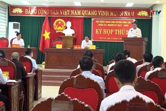Hội đồng Nhân dân huyện Vĩnh Lộc họp chuyên đề về chủ trương sắp xếp đơn vị hành chính cấp xã