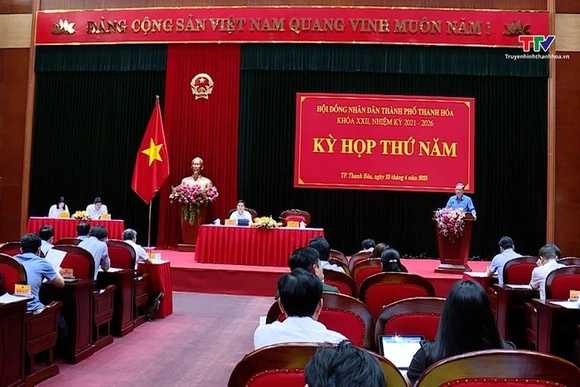 Kỳ họp thứ V, Hội đồng Nhân dân thành phố Thanh Hóa khóa XXII, nhiệm kỳ 2021 – 2026