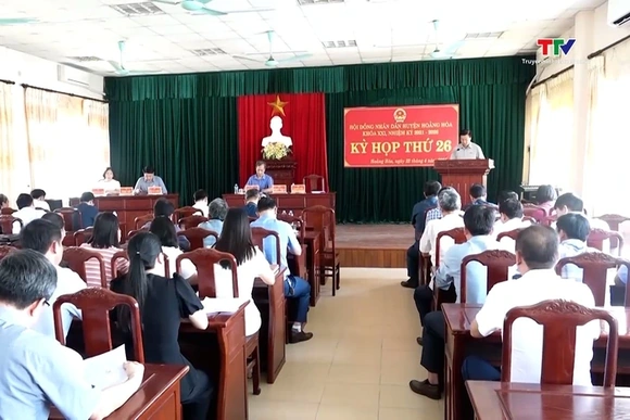 HĐND huyện Hoằng Hóa thông qua chủ trương sắp xếp đơn vị hành chính cấp xã
