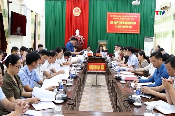 HĐND huyện Quan Hóa thông qua phương án sắp xếp hành chính cấp xã