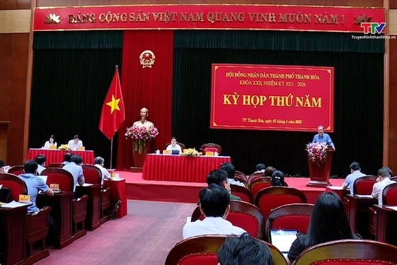 Kỳ họp thứ Năm, Hội đồng nhân dân thành phố Thanh Hóa khóa XXII, nhiệm kỳ 2021 – 2026
