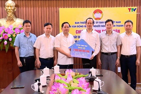 Huyện Thiệu Hóa ủng hộ xây dựng nhà ở cho hộ nghèo