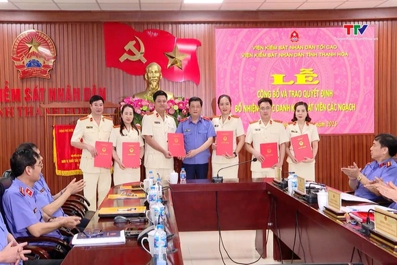 Viện Kiểm sát nhân dân tỉnh Thanh Hoá sơ kết công tác 6 tháng đầu năm 2025