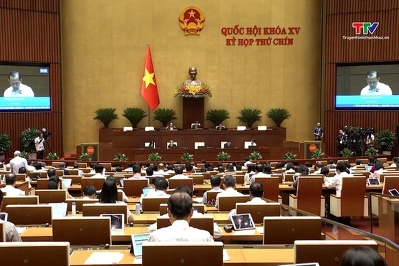 Đoàn Đại biểu Quốc hội tỉnh Thanh Hoá cho ý kiến vào 
Dự thảo Luật Hoá chất (sửa đổi)