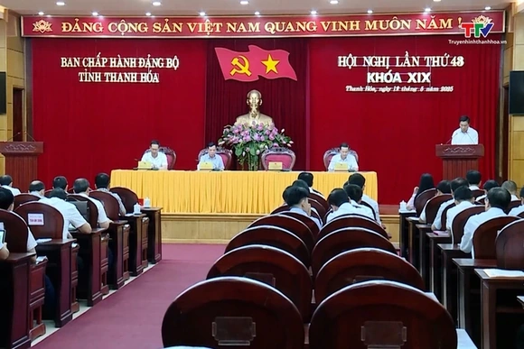 Hội nghị lần thứ 43 Ban chấp hành Đảng bộ tỉnh khóa XIX
