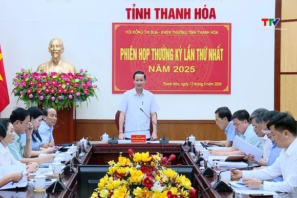 Hội đồng Thi đua - Khen thưởng tỉnh Thanh Hoá họp phiên thường kỳ lần thứ nhất năm 2025