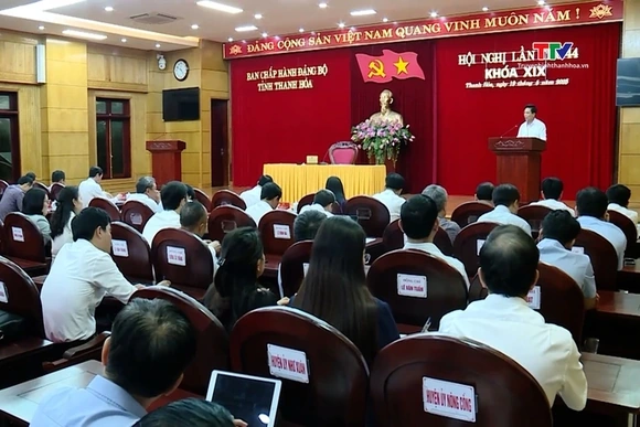 Hội nghị lần thứ 44 Ban chấp hành Đảng bộ tỉnh Thanh Hóa khóa XIX