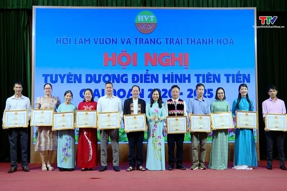 Hội Làm vườn và Trang trại Thanh Hóa tổ chức hội nghị tuyên dương điển hình tiên tiến