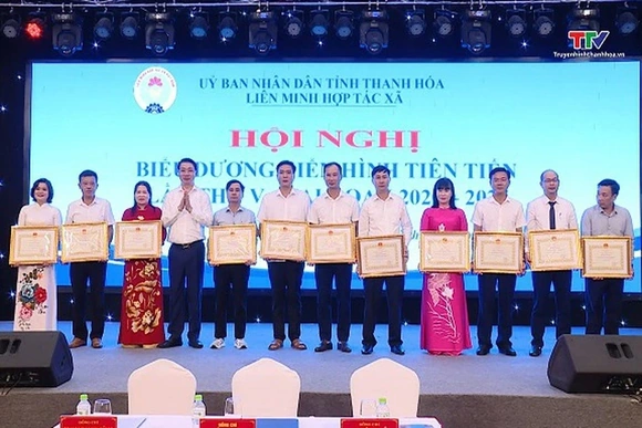 Liên minh Hợp tác xã Thanh Hóa biểu dương điển hình tiên tiến, giai đoạn 2020 - 2025