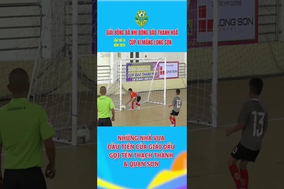 Những nhà vua đầu tiên của giải đấu gọi tên THẠCH THÀNH VÀ QUAN SƠN