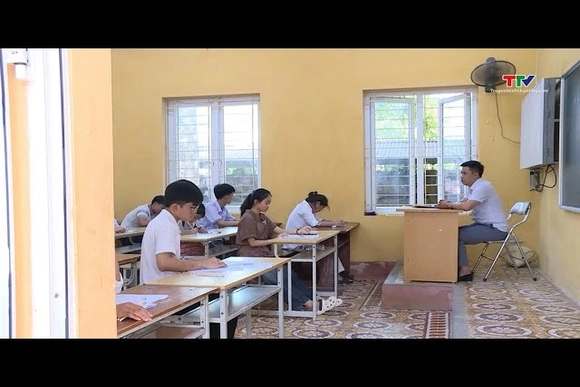 Thanh Hóa: Ngày đầu tiên Kỳ thi tuyển sinh vào lớp 10 THPT diễn ra an toàn