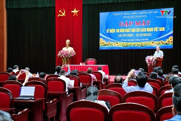 Thành phố Thanh Hóa  gặp mặt các cơ quan báo chí