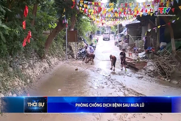 Phòng chống dịch bệnh sau mưa lũ