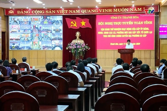 Thanh Hoá vận hành thử nghiệm mô hình chính quyền địa phương 2 cấp