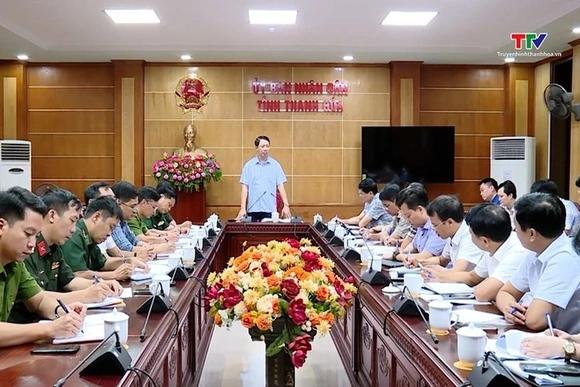 Thống nhất phương án diễn tập phòng, chống thiên tai, tìm kiếm cứu nạn khu vực ven biển tỉnh Thanh H