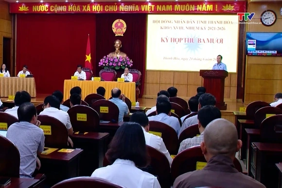 Kỳ họp thứ 30 HĐND tỉnh Thanh Hoá khoá XVIII nhiệm kỳ 2021 - 2026