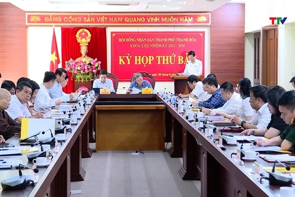 Kỳ họp thứ 7 Hội đồng nhân dân thành phố Thanh Hóa khóa XXII