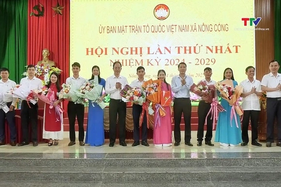 Hội nghị Ủy ban Mặt trận Tổ quốc Việt Nam xã Nông Cống lần thứ nhất, nhiệm kỳ 2024 - 2029