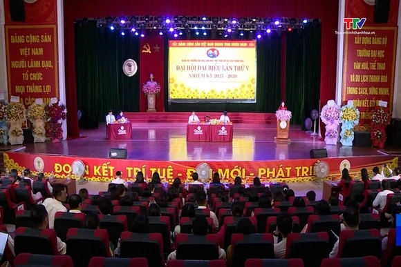 Đại hội Đảng bộ trường Đại học Văn hoá, thể thao và Du lịch Thanh Hoá, nhiệm kỳ 2025 - 2030