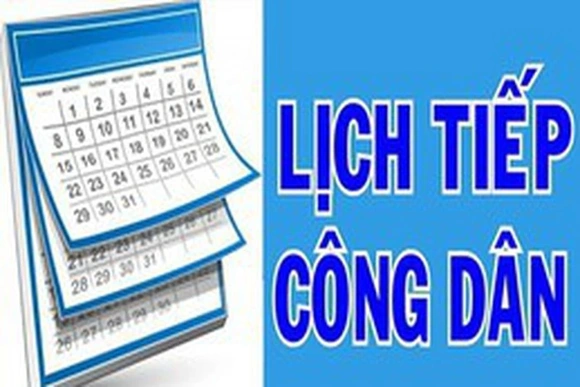 Thông báo lịch tiếp công dân của Đoàn Đại biểu Quốc hội tỉnh Thanh Hóa