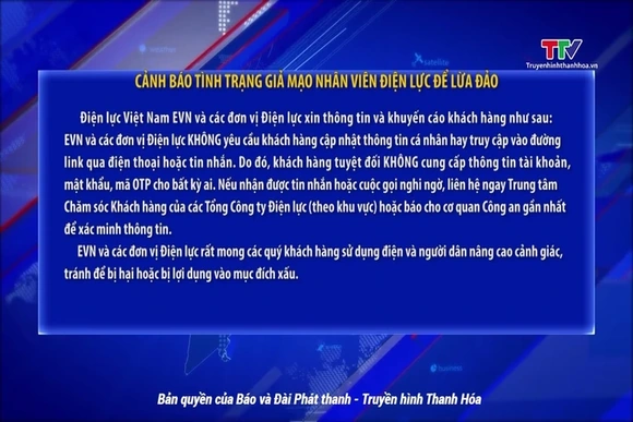 Cảnh báo tình trạng giả mạo nhân viên Điện lực để lừa đảo