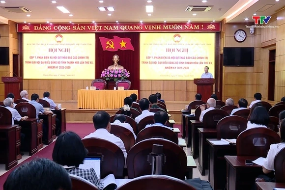 Hội nghị góp ý, phản biện xã hội Dự thảo báo cáo chính trị